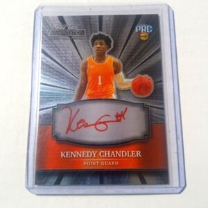 Kennedy Chandler Auto card Red Signature